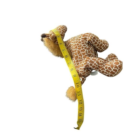 Russ Berrie Gandi Bean Bag Zoo Beanies Soft Giraffe Plush Stuffed Animal Toy 12" - Picture 9 of 10